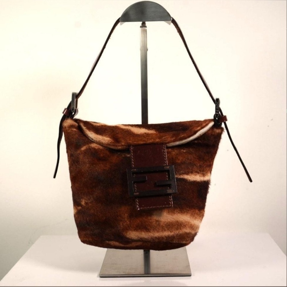 Fendi pony hair bag
